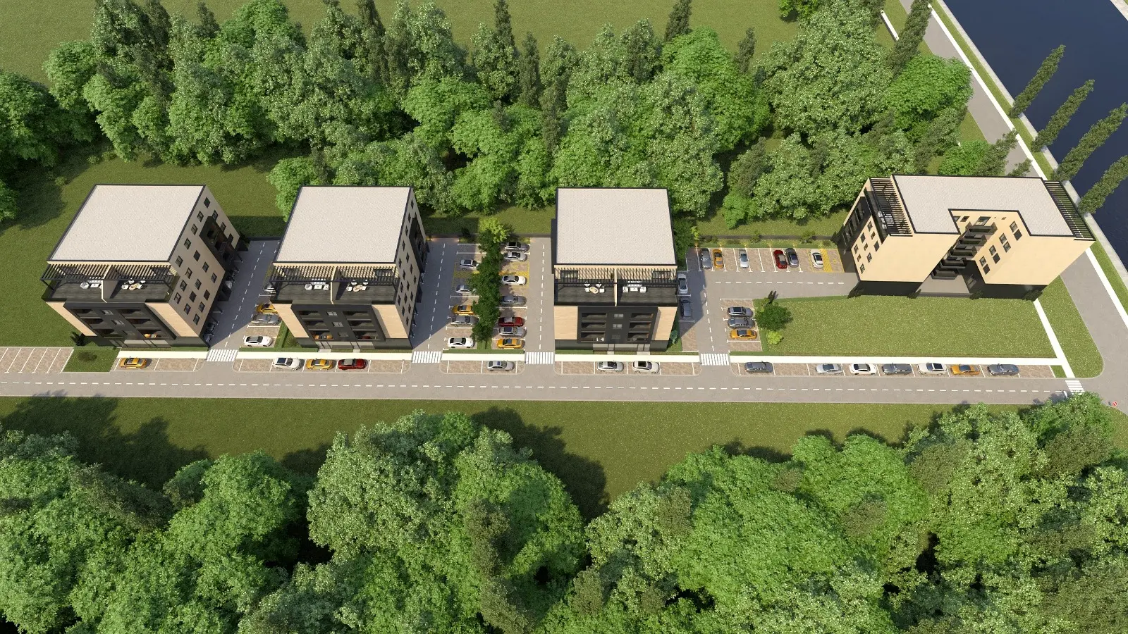 Lenije — pogled iz zraka